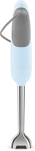 Miniatura 5 de SMEG Batidora de inmersión de mano con vaso de precipitados, cuenco para cortar con tapa, batidor de alambre, 5 controles de velocidad, fabricado