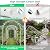 Fecita Thickened Rustproof Garden Arch Metal Trellis for Climbing Plants Outdoor, Wedding Arch Garden Arbor Frame Archway 4.9 x8.1 or 7.9 x6.7Ft Flower Arches for Bridal Party Decoration (White)