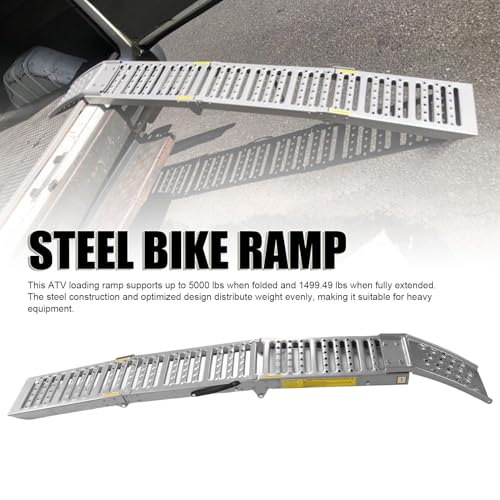 Rampas para motocicleta plegables Luocute 1499.49lb miniatura 2