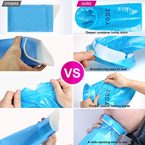 Barf Bags, YGDZ 45 Pack Vomit Bag Disposable Car Blue Emesis Bags Nausea Bags for Travel Motion, 1000ml