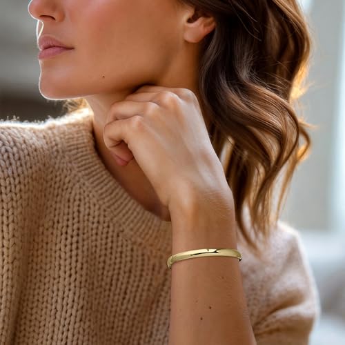 Ross-Simons 14kt Yellow Gold Polished Bangle Bracelet2