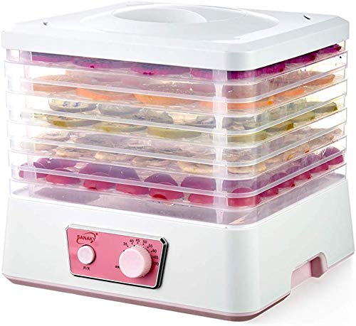 Dried Fruit Machine Food Dehydrator Fruit Meat Dryer, Household Small 5 Layer Large Capacity, 35~70 °C Temperature…