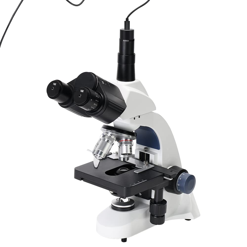 HAYEAR 5MP USB Digitale Microscopio Fotocamera USB Obiettivo Eyepeice Digitale Tpye C USB Videocamera per Sience Education Lab Reserch con Software di Calibrazione Libero