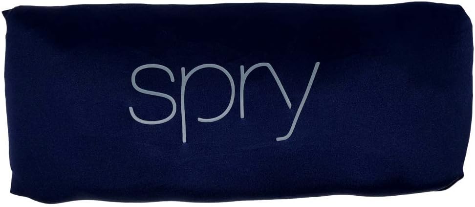 Spry Recovery Pillow - Supportive Neck, Back, Lumbar, Spine Contouring Pillow Great for Work, Office, Couch & More Adaptive Flo-Form Technology (Blue)