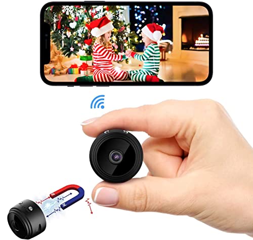 4K Hidden Camera Mini Spy Camera WiFi Spy Cameras Hidden Cameras Charger Recorder,Nanny Cams Wireless with Night Vision and Motion Detection [Upgrade Version]