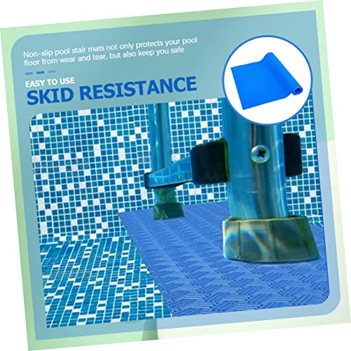 Alfombra Antideslizante para Escalera de Piscina Azul 90x23 cm miniatura 2