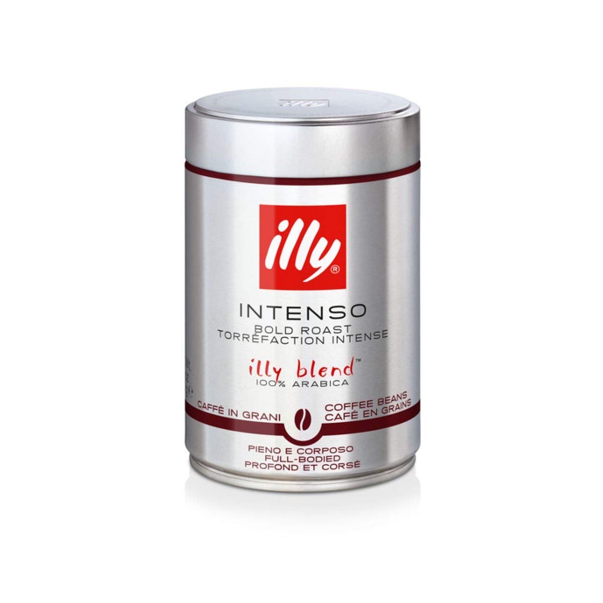 illy Espresso Intenso całe ziarna, mocne prażenie 250 g, 12 sztuk