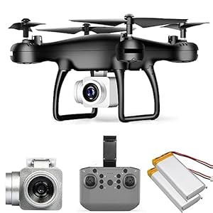 QAONIE KY101 Mini Drone with 720P HD Camera Remote Control Toys Gifts, 2 Batteries 30 Mins