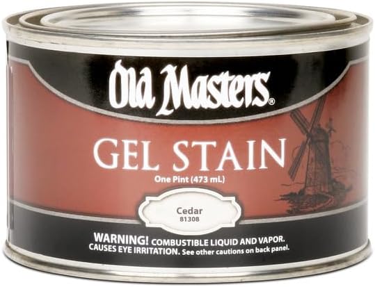 Old Masters 81308 Gel Stain Pint, Cedar