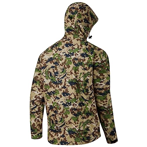 Image of BASSDASH Walker-LW Breathable Waterproof Fishing Hunting Wading Jackets with Silent Outer Fabric for Men Women