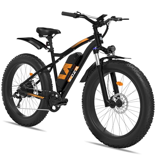 ZDZA Electric Bike, 26'x4.0' Fat Tire Ebike for...