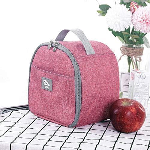 Miniatura 5 de Lonchera pequeña para mujeres y hombres, mini lonchera aislada, bolsa enfriadora portátil, bolsa reutilizable para aperitivos, contenedor de