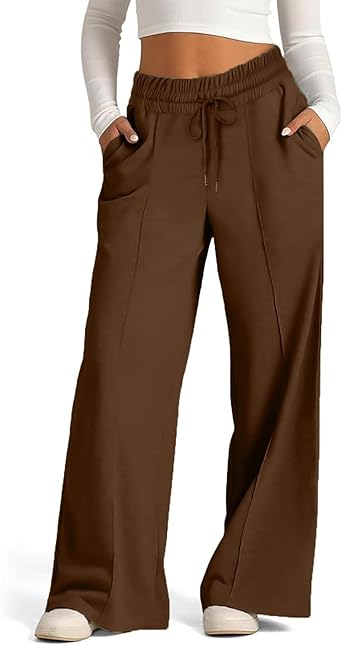 Wide Leg Sweatpants Women High Waisted Baggy Joggers Loose Fit Athletic Sweatpants Soft Lightweight Joggers 2025