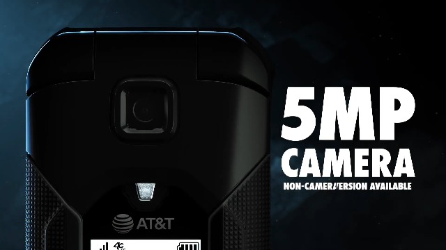 Teléfono Plegable Kyocera DuraXE E4830 Desbloqueado 4G LTE - Compatible Con AT&T, T-Mobile, Verizon
