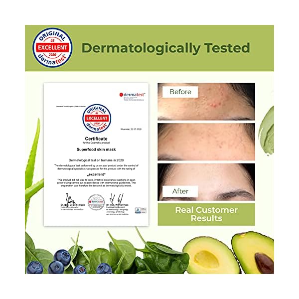 Clay-Mask-by-Plantifique-100-Vegan-with-Avocado-Superfoods-Dermatologist-Tested-Hydrating-Dead-Sea-Mud-Mask-Organic-Face-Mask-Face-Masks-Skincare-100ml34-Oz-Face-Mask-Skin-Care-for-Acne PLANTIFIQUE Korean Skin Care Detox Face Mask with Avocado & Superfoods - Hydrating Clay Mud Mask Dermatologist Tested for Face and Body - Vegan Skincare 3.4 Oz/100ml