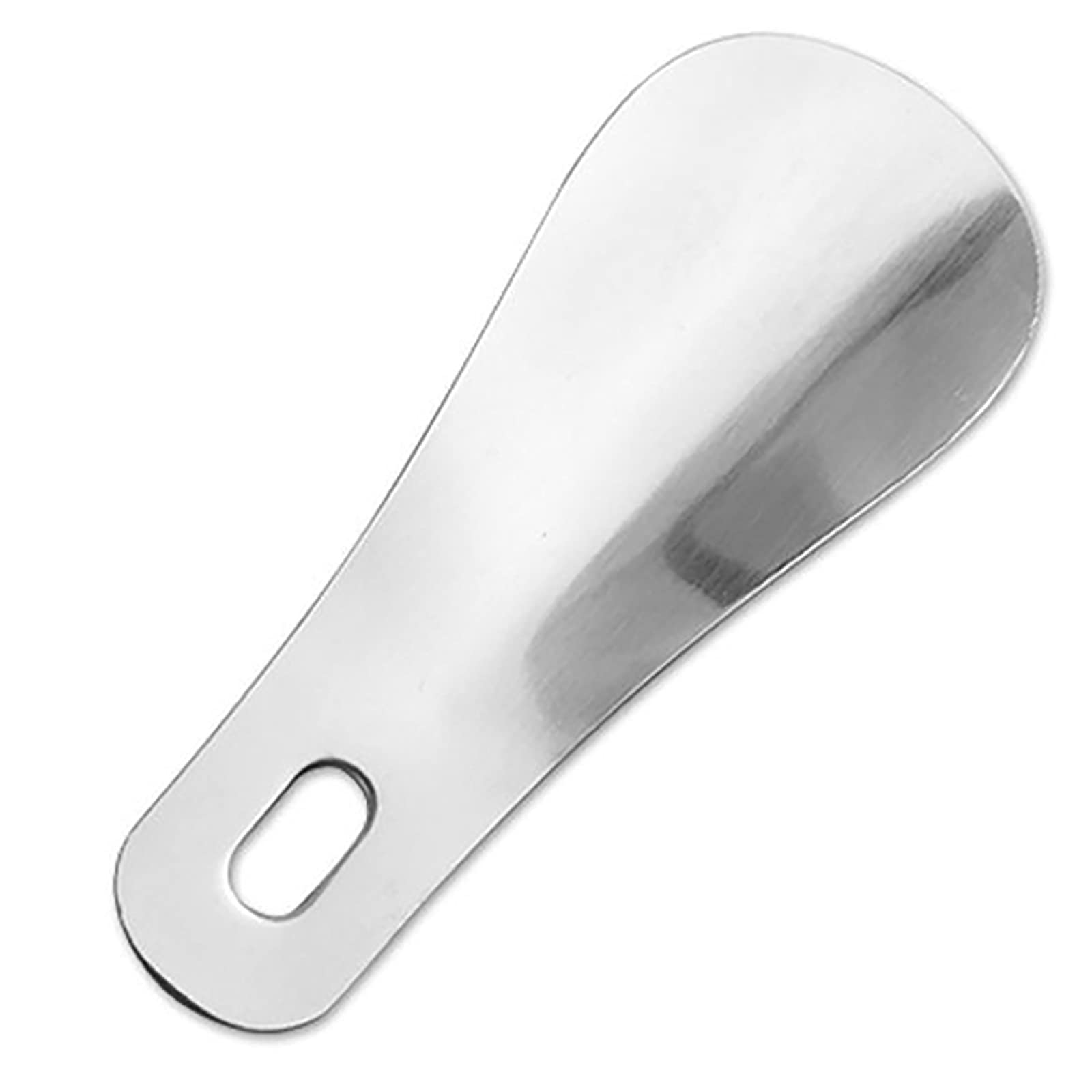 Metall-Schuhlöffel, kurzer Griff, Schuhlöffel, Stiefellöffel, tragbarer Schuhlöffel, Löffel, fauler Schuhhelfer, Schuhanziehhilfe (Farbe: C) (C)