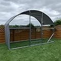 FeelGoodUK Walk in Pet Cage 1.4m x 3m Galvanised Pet Run Chicken Coop Rabbit Run Dog Pen Dog Kennel Enclosure Shelter