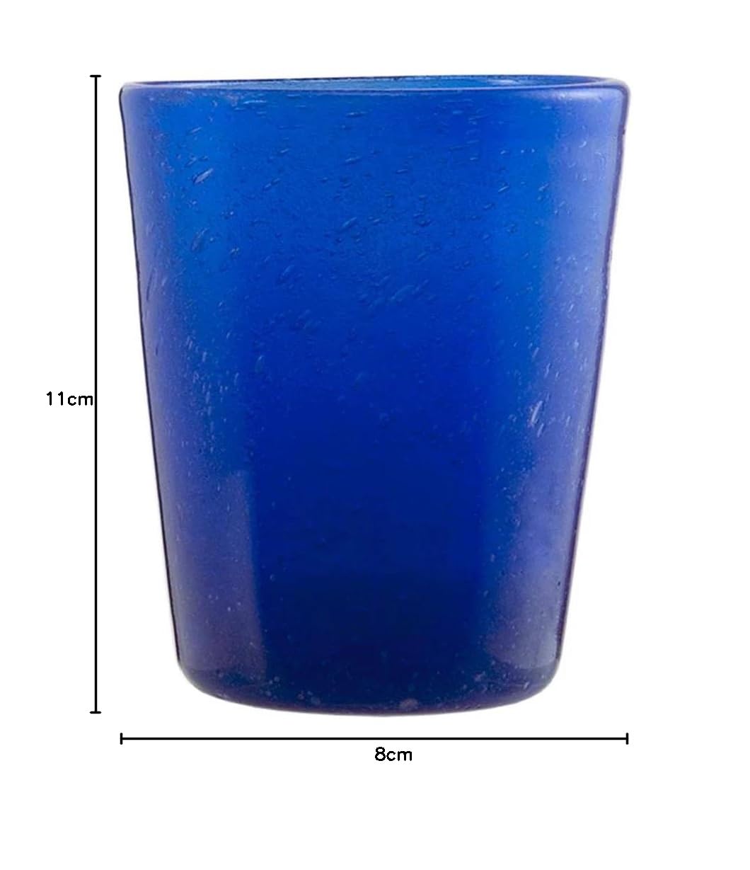 Memento Wassergläser-Set Trinkglas aus farbigem Glas, 6 Stück