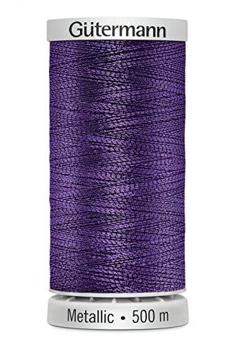 Hilo metálico para bordado máquina Gutermann Sulky 500 m miniatura 1