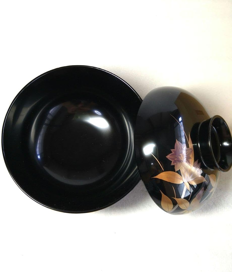 新品 未使用 越前塗 漆器 牡丹彫 ① 蓋付椀 吸物椀 木箱入り 越前塗 漆器 牡丹彫 蓋付椀 吸物椀 新品 未使用 越前塗 漆器