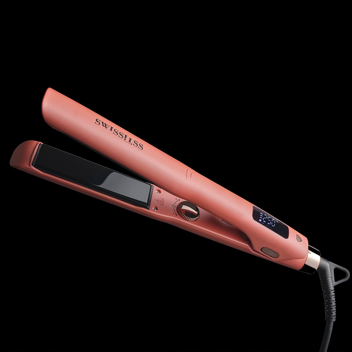 SWISSLISS Glätteisen / Lockenstab La Sublime Edition 2.0 – Iconic Love Collection – Temperatur 80 bis 250 °C – Nano-Platten aus Titan – 75 W