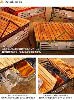 Amazon | ネイチャートーンズ ディッシュコンテナ・テーブル レッド