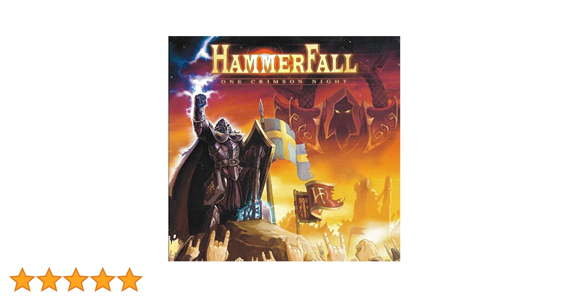ポップス+ロック(洋楽) CD HammerFall One Crimson Night (Live)  2736111962  /00110 Amazon.co.jp: One Crimson Night (live) [Analog]: ミュージック