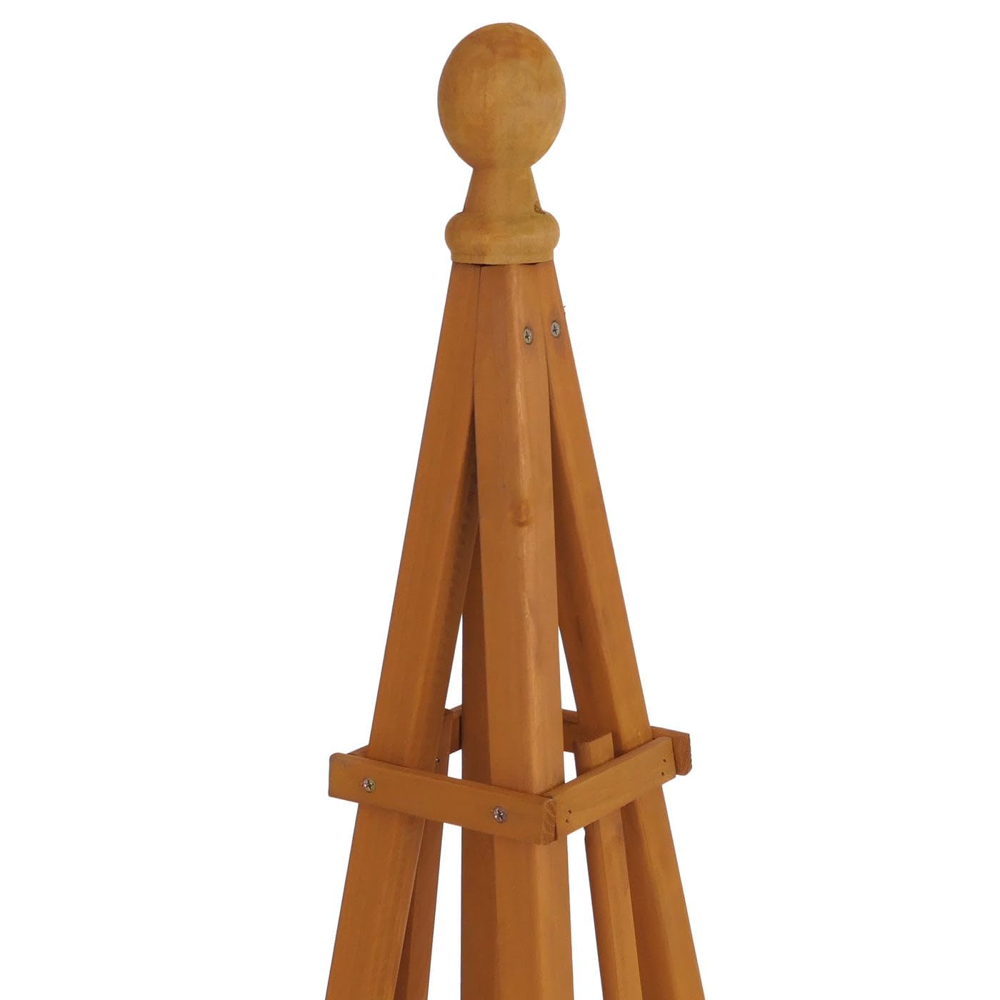 Mendler Kratka dla roślin pnących HWC-Q18, skrzynka na rośliny, skrzynka na kwiaty, drewniana pomoc dla roślin pnących, certyfikat FSC, 168 x 40 x 40 cm, kolor naturalny