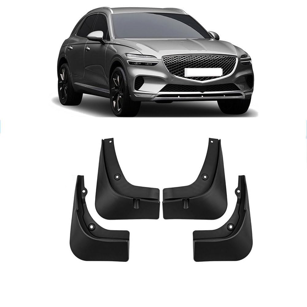 ADDUE for Genesis GV70 2021-2024 4 PCS Auto Mud Flaps Splash Guards Easy fit Mudguard Auto Accessories Car Wheel Protection Mud Fender Decorative