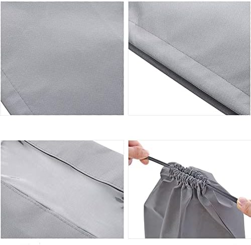 4 stuks reisschoenentassen, waterdichte schoenenzakken met transparant venster, trekkoord, schoenenzak, stofdicht, voor vakantie, thuis, cosmetica, ondergoed, schoenen, reisaccessoires, 32 x 44 cm