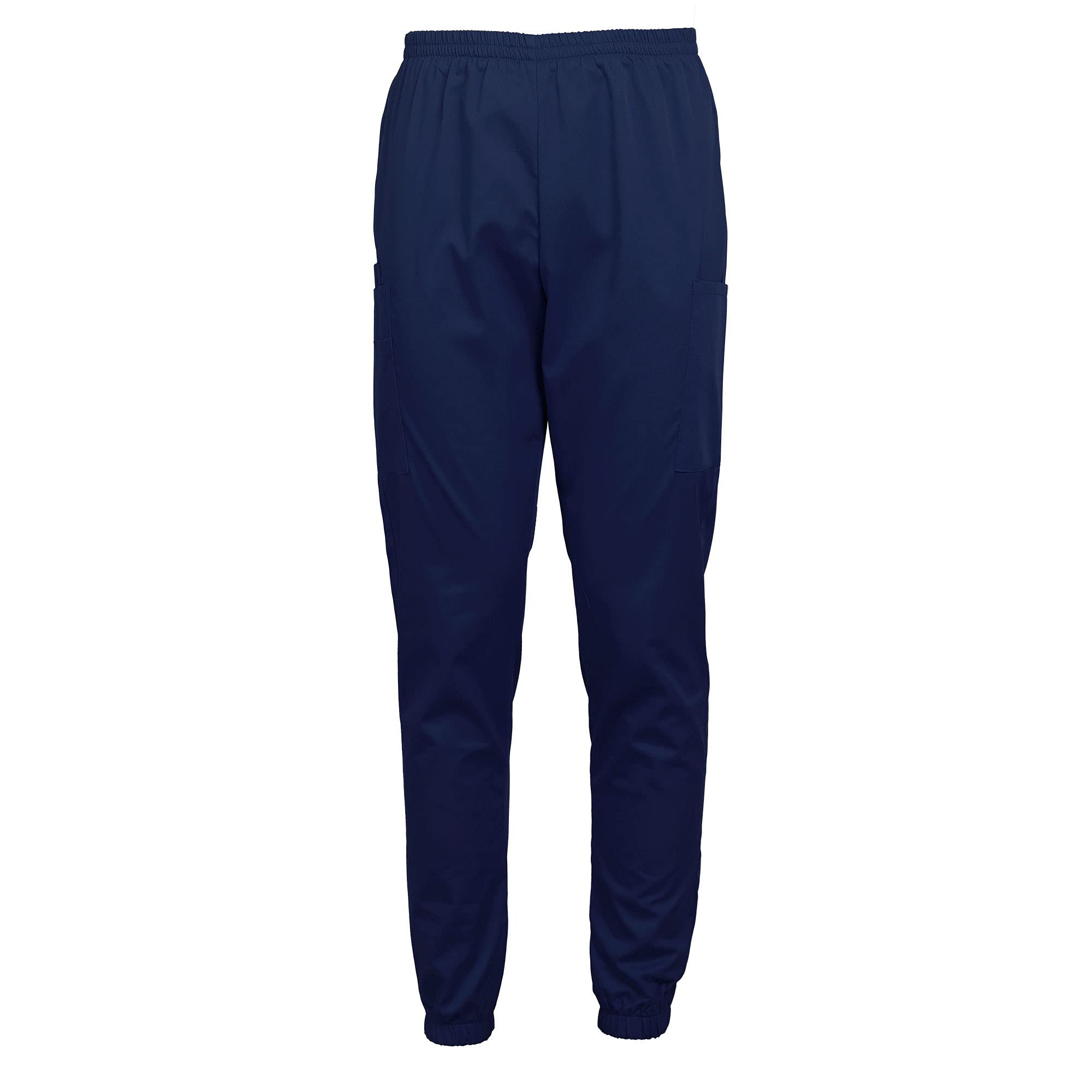 Women's Scrub Pants Cargo Scrubs Jogger Pants Dark Blue