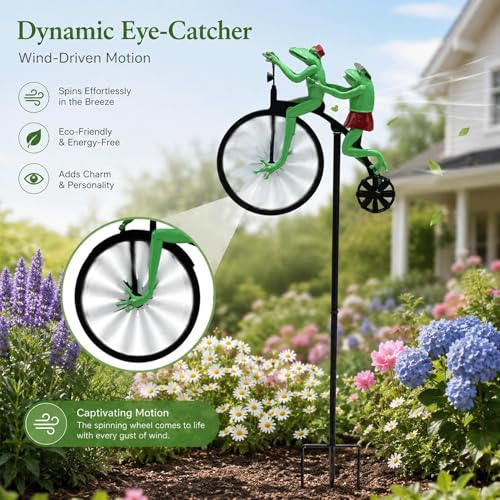 Moulin à vent de jardin : décoration résistante aux intempéries de haute qualité - 5
