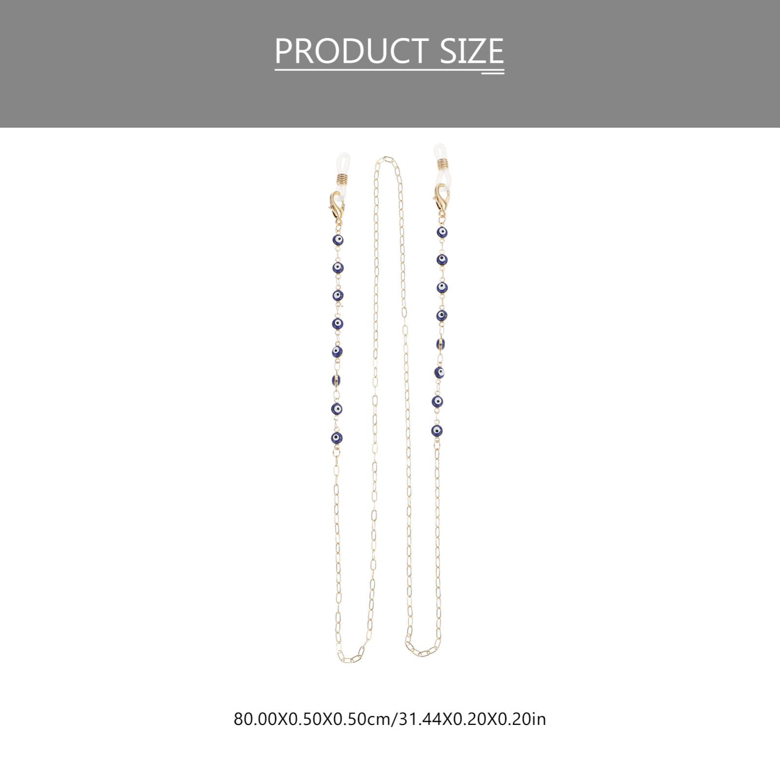 Earphone -Lost Chain Headsets Headset Eyeglasses Eyeglass Holder Necklace Sport -Slip Eyewear Rope Earphone Pearl Beads Strap Glasses Strap Uonlytech