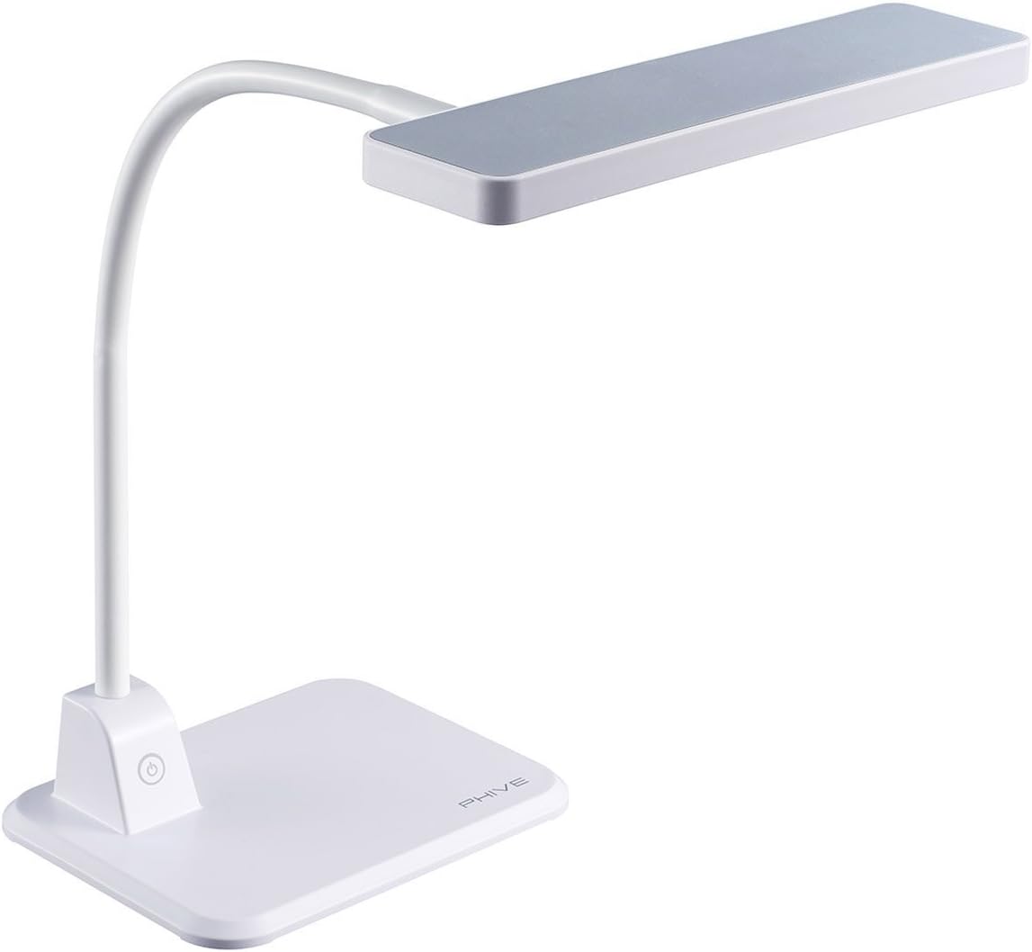 Amazon PHIVE LED デスクライト 電気スタンド 【目に優しい 3段階調光 角度調節 タッチコントロール】読書/勉強/仕事
