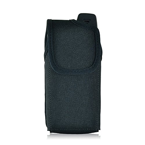 Turtleback Belt Clip Holster Case Fits Sonim Xp6, Nylon Vertical Heavy Duty Black Nylon Pouch, Made In Usa #TOP5