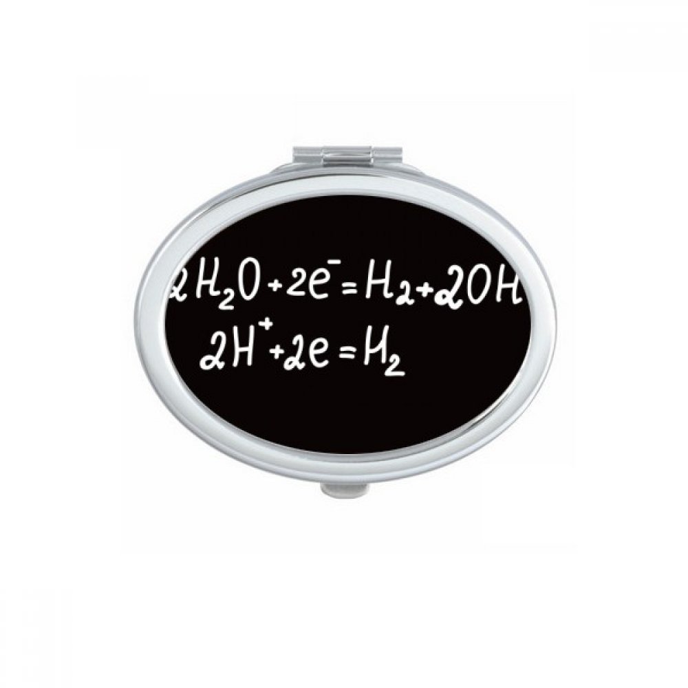 Miroir de poche portable mignon motif chimie cadeau original pour étudiante