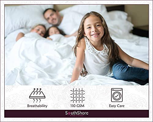 Southshore Fine Living, Inc. MF-DUV-VILPLD-GRY-Q Full/Queen Duvet Cover Set, Plaid Grey Comforter Cover thumb #8
