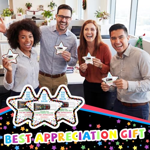 Image of 24 Pack Back to School Teacher Employee Gift Bulk Thank You Gifts Lip Balms You Are The Balms Coworkers Staff Appreciation Gift Bulk for First Day of School Inspirational Nurse Gifts