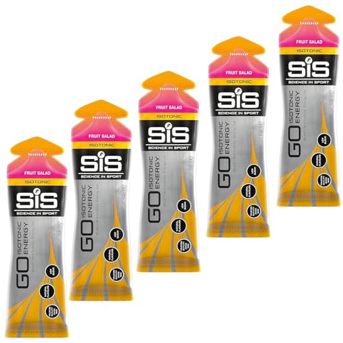 Contrast SIS Go Isotonic Energy Gel 60ml - Ensalada de frutas (paquete de 5)