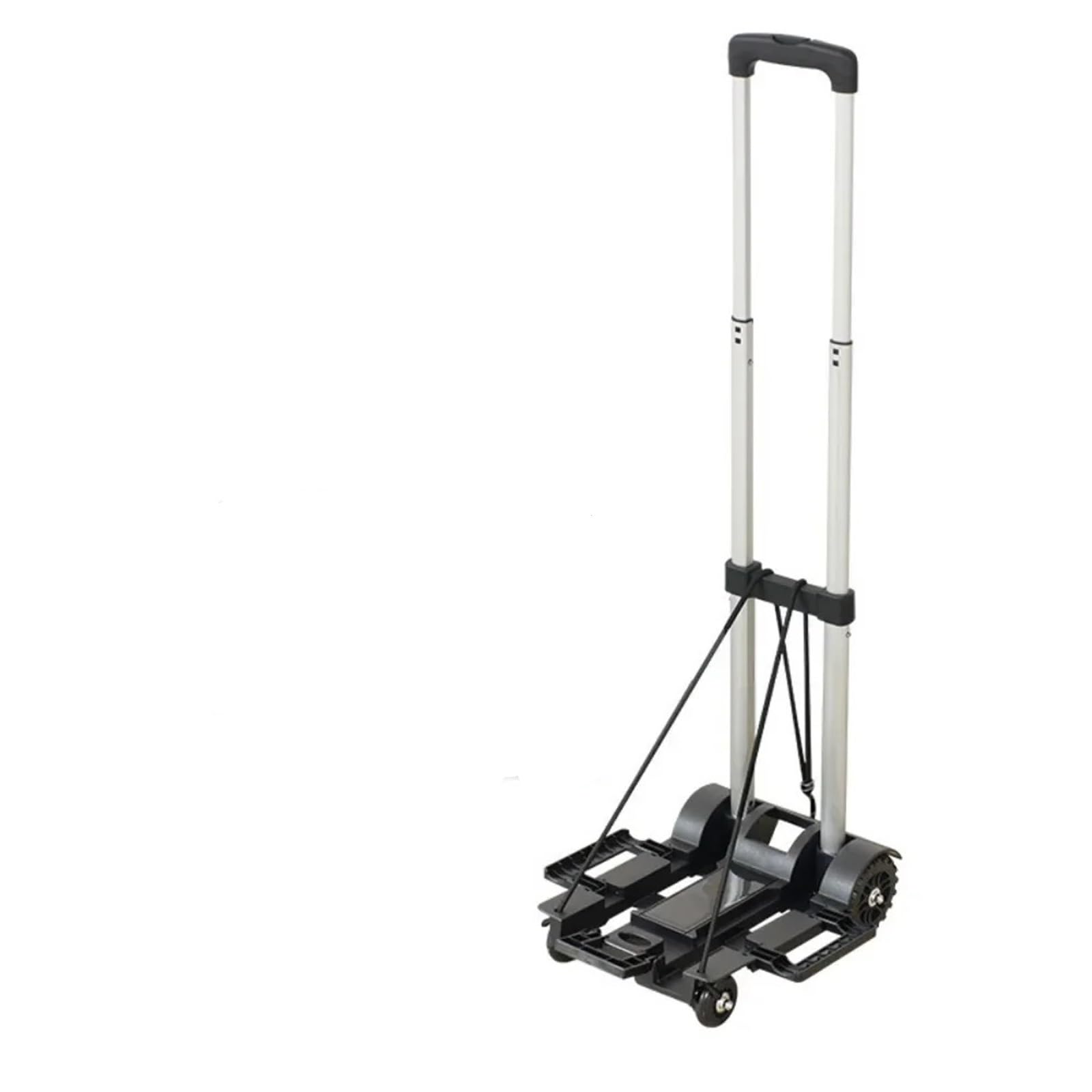 Carro de Equipaje Plegable pequeño for el hogar, Carrito de Equipaje portátil, Ligero, utilitario, Carretilla de Mano Plegable con Ruedas para Maletas, Almacén