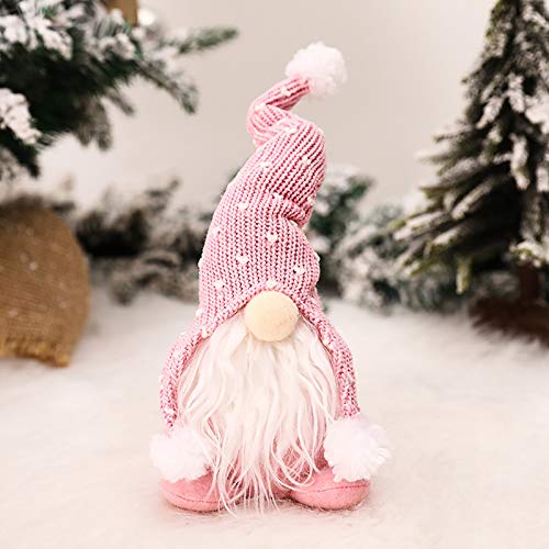 Handmade Santa Cloth Doll Birthday Present for Home Christmas Holiday Decoration