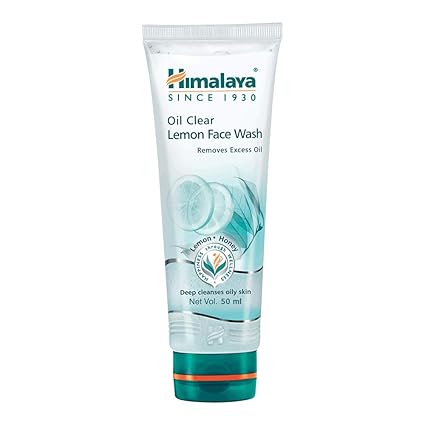 himalaya herbal oil control lemon face wash