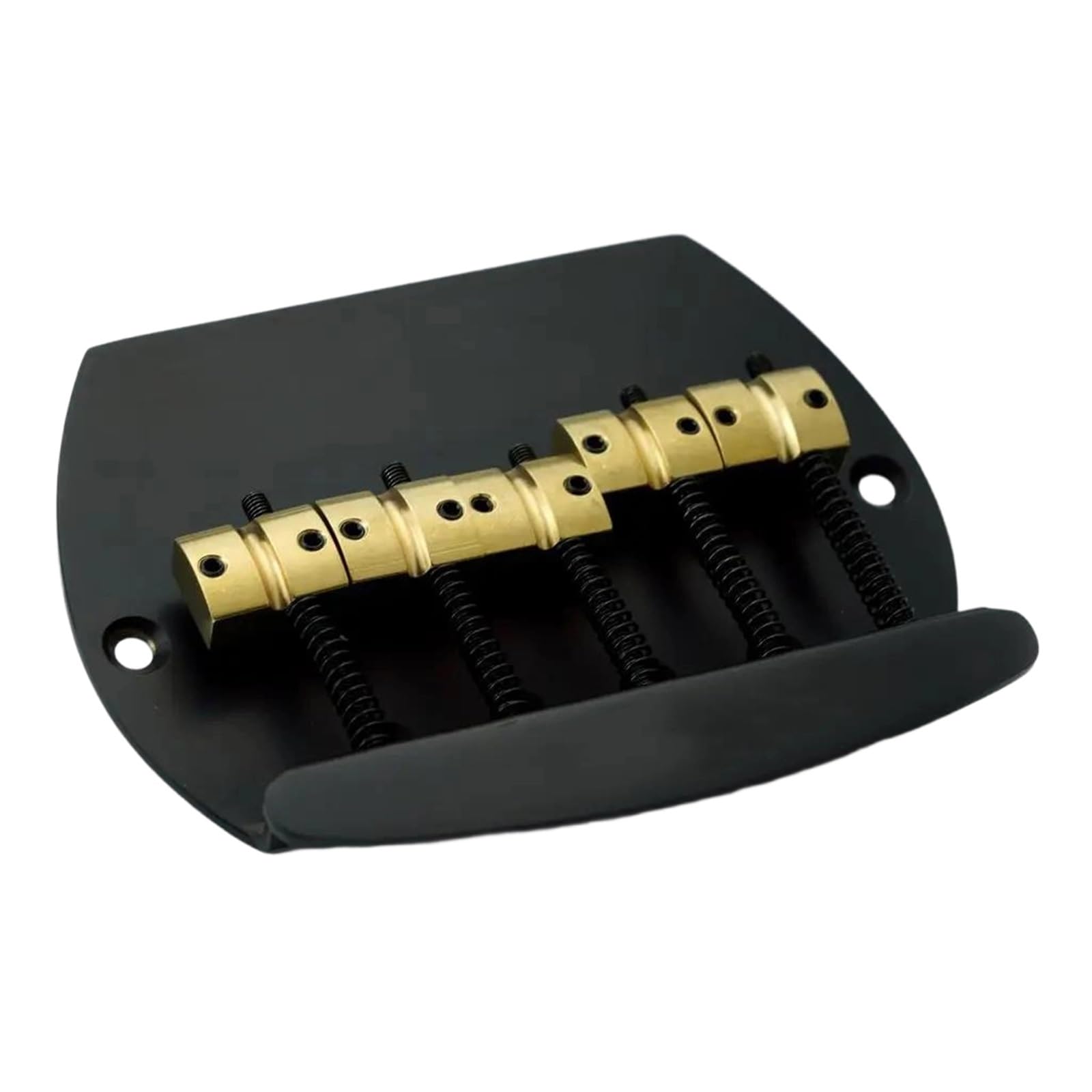 Mostek Gitarowy Mostek Basowy 4/5 Strunowy Z Mosiężnymi Siodełkami(5 String BK)