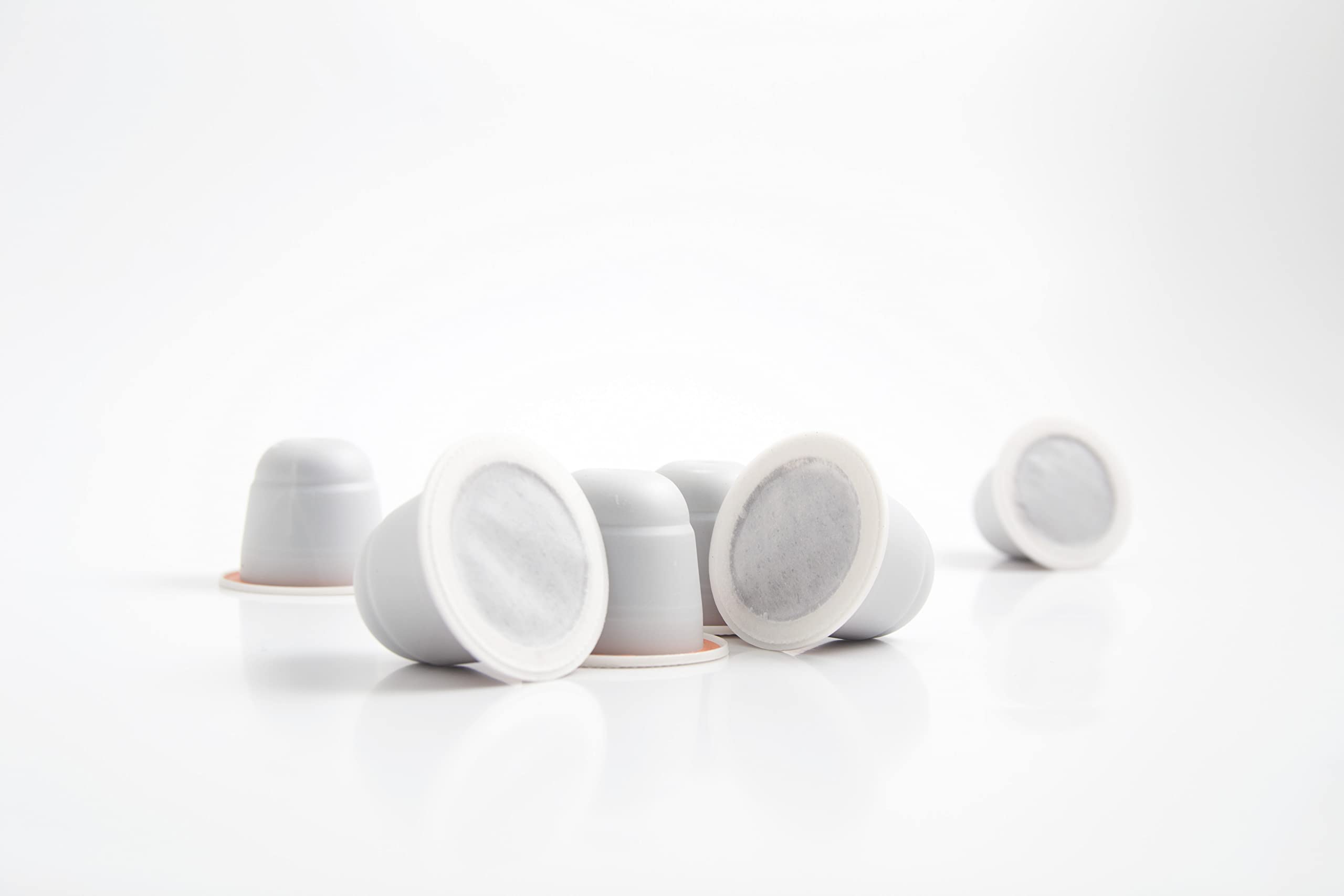 Café Mocay - Cápsulas Compatibles con Nespresso, Descafeinado, Compostables, 100% Arábica, Tueste Natural - Pack 10x10, Total 100 unidades + Llavero Mocay de Regalo.