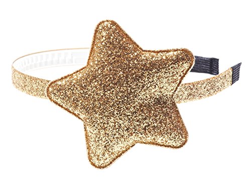 Anna Belen Girls"Star" Glitter Headband O/S Gold