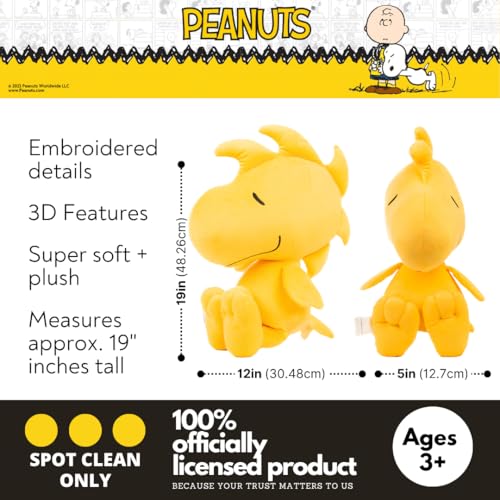Image of Peanuts Woodstock Bedding Super Soft Cozy Cuddle Pillow, (Officially Licensed Product) by Franco