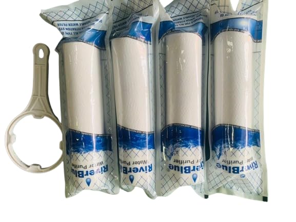 River Blue Spun Filter/Water Purifier Wound Filter Cartridge (0.5, Pack of 1)