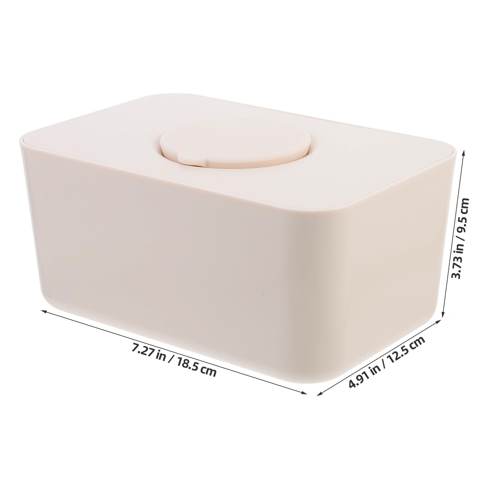 UKCOCO Boîte à Lingettes en Silicone Étanche Couvercle, Grosse Capacité, Protège et Maintient Lingettes Humides Fraîches pour Voiture et Maison