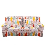 schonbezüge gegen milben  Cafopgrill wasserdichte elastische Sofabez¨¹ge Sofa Throw Premium Reversible Loveseat Schonbezug Gummiband M?bel Protector/Schonbez¨¹ge f¨¹r Hunde/Katzen(DREI Personen)