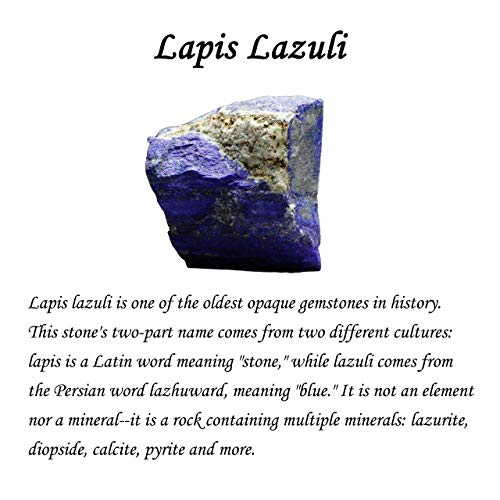 Top Plaza Lapis Lazuli Crystal Stone Necklace For Women Men Wire Wrapped Natural Healing Gemstone Necklaces Reiki Quartz Jewelry Gift For Mom Girlfriend #TOP5